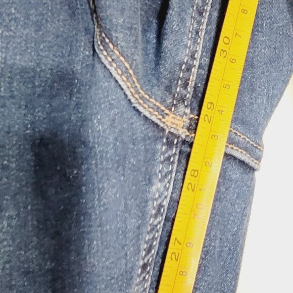 R Jeans Women's Blue Cotton Blend The Curvy Super High Rise Skinny Jean Size 34 - Picture 11 of 13